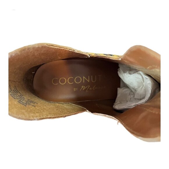 Coconuts By Matisse BECCA Womens Leopard Print Ankle Boots Pull On Size 7M - Picture 4 of 10